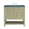 James Martin Vanities 36'' Single Vanity, Whitewashed Oak w/ 3 CM Parisien Bleu Quartz Top 330-V36-WWO-3PBL - alternate 1